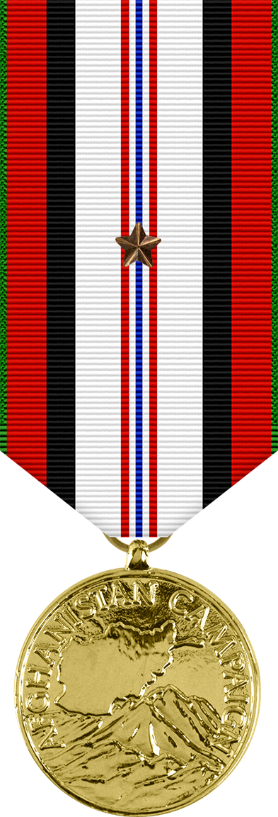 Afghanistan Campaign Medal (x1 Bronze Star)