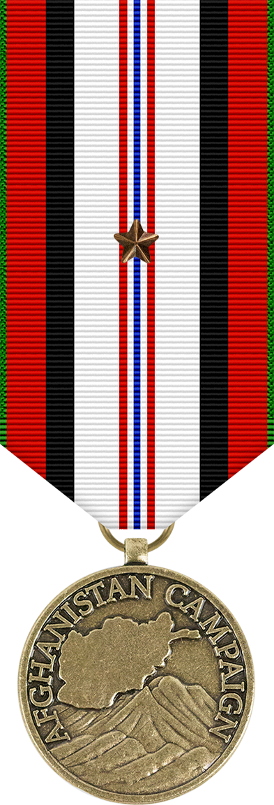 Afghanistan Campaign Medal (x1 Bronze Star)