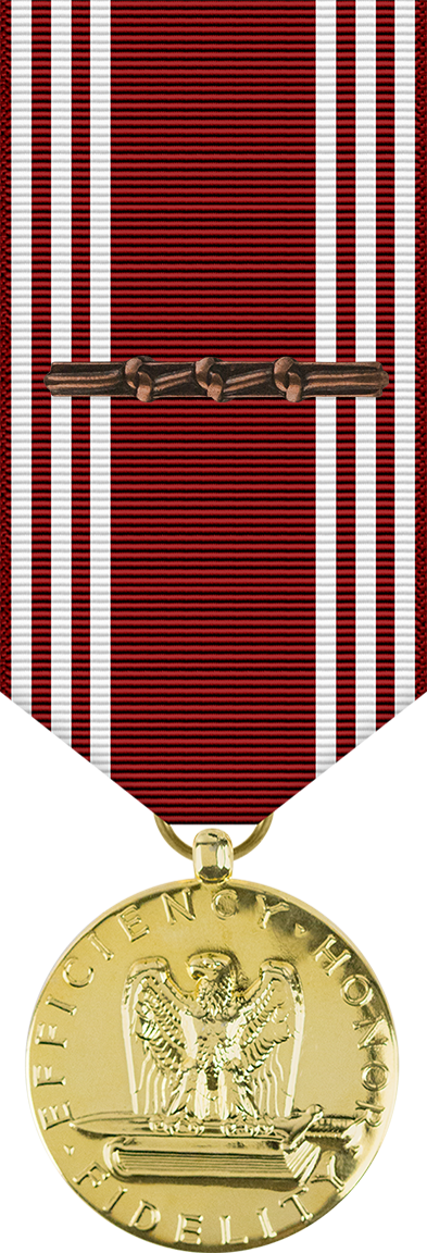 Army Good Conduct Medal (x3 Knot Device)