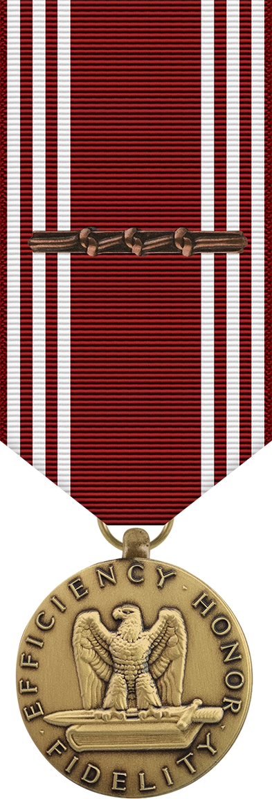Army Good Conduct Medal (x3 Knot Device)