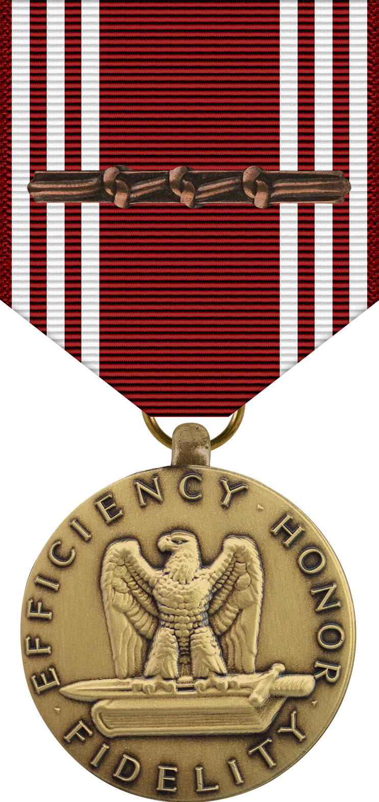 Army Good Conduct Medal (x3 Knot Device)